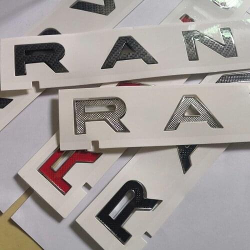 Letters Emblem for RANGE ROVER VELAR SV Autobiography Ultimate Edition DISCOVERY SPORT Car Styling Hood Trunk Logo Badge Sticker