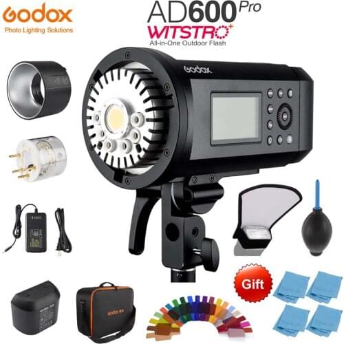 Godox AD600 Pro WITSTRO All-in-One Outdoor Flash AD600Pro Li-on Battery TTL HSS with Built-in Godox 2.4G +Xpro Transmitter