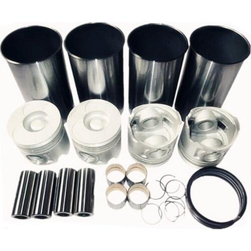 Excavator Parts Engine Repair Kit for Komatsu PC60/100/120-5/6/7 Engine Overhaul Parts Four Matching Cylinder Liner 4D95 Piston