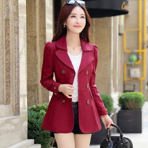 Женские двубортные тренчи KYKU China At AliExpress