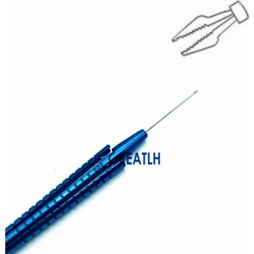 Ophthalmic Forceps Intraocular Capsulorhexis Micro Veterinary Surgical Eye Instrument