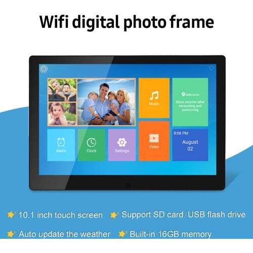 Gift NEW 10.1 inch Digital Photo Frame Cloud Electronic Photo digitale Picture Album Touch Screen Support APP Photo Transmission