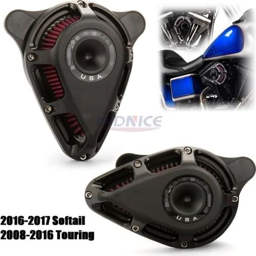 Turnable Black FLTR Air intakes For harley special FLHRXS air filter roadking flhr 08-16 ,air filter softail Deluxe FLSTN 08-16