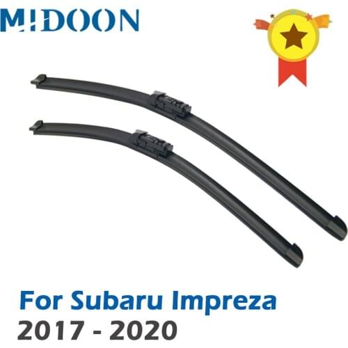 MIDOON Wiper Front Wiper Blades For Subaru Impreza XV GK GT 2017 2018 2019 2020 Windshield Windscreen Front Window 26"+16"