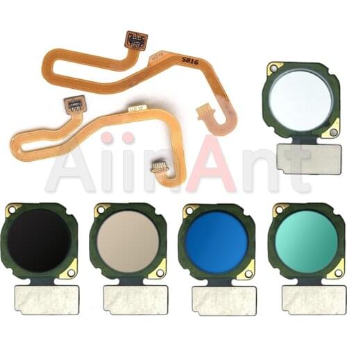 Original Home Back Button Key Fingerprint Sensor Flex Cable For Huawei Honor 9 9i 9X Lite Back Touch ID Fingerprint Flex Cable