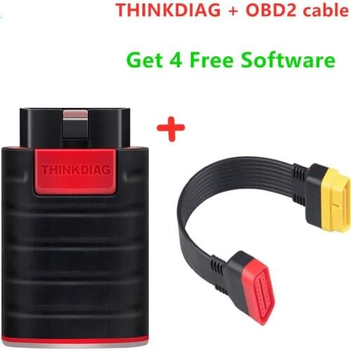 Thinkdiag with 4 Free Software THINKCAR Full System OBD2 Diagnostic Tool Powerful than Easydiag