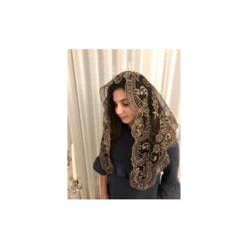 Triangular Lace Veil Spanish Lace Mantilla