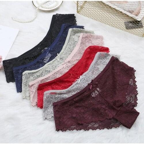 Sexy Lace Panties Women Fashion Lingerie Tempting Pretty Transparent Briefs Women Underwear Panty 2020 Free Shipping