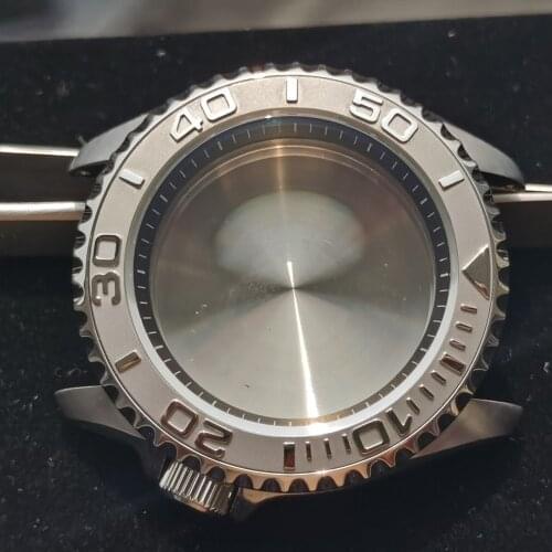 Watch Parts Sapphire Crystal SKX007 Watch Case Yacht Bezel Insert Suitable For NH35/36 Automatic Movement