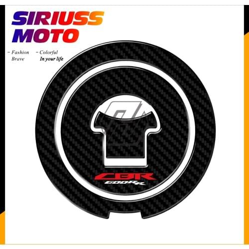 3D Carbon-look Motorcycle Fuel Gas Cap Protector Decals Case for Honda CBR600RR CBR 600RR 2003-2016