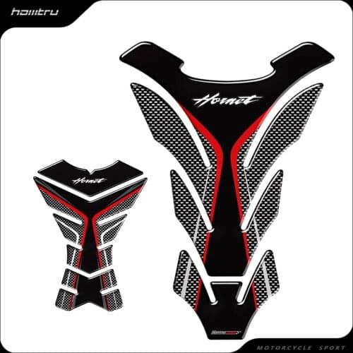 3D Carbon-look Motorcycle Tank Pad Protector Decal Stickers Case for Honda Hornet CB600F CB650F CB250 CB1000R