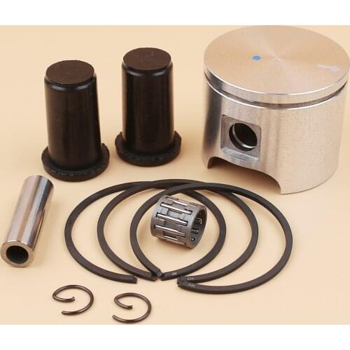 46MM Piston Rings AV Buffer Rubber Mount Kit Fit HUSQVARNA 55, 55 Rancher Chainsaw Spare Parts #503 60 81-71
