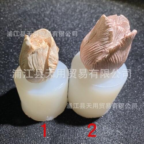 5.2*4.5CM DIY Sugar Craft Cake Vintage Petal Rose Bud Cake Silicone Mold Fondant Mold Cake Decorating Tools Gum Paste Mold