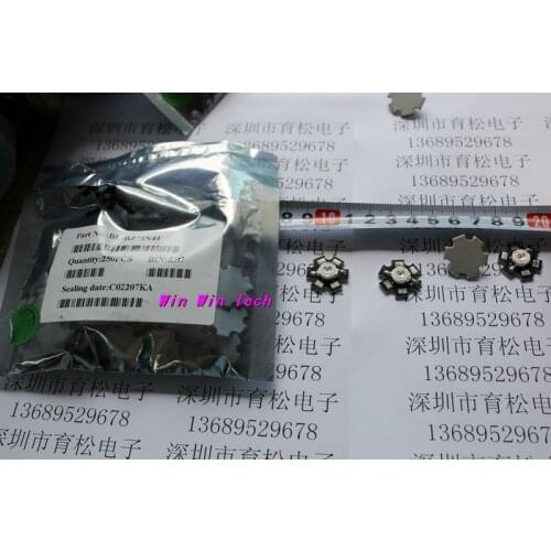 50pcs LED high power lamp bead 1W green LED high power LED lamp beads with aluminum plate super bright