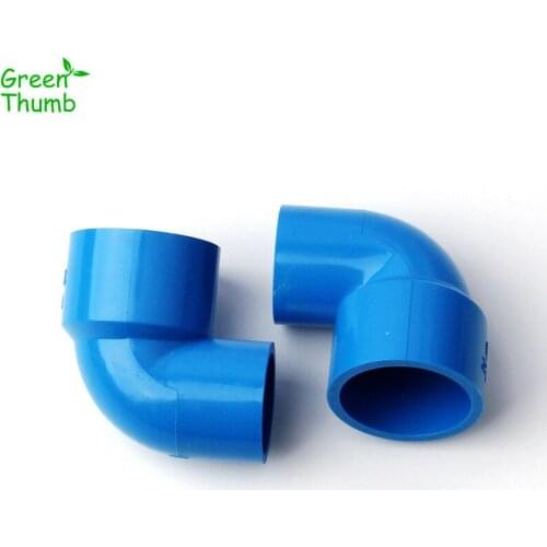 60pcs 25-20 mm/32-25 mm PVC Reduced Elbow Inner Diameter Connector Horticultural Irrigation Plastic Fittings PVC Joints