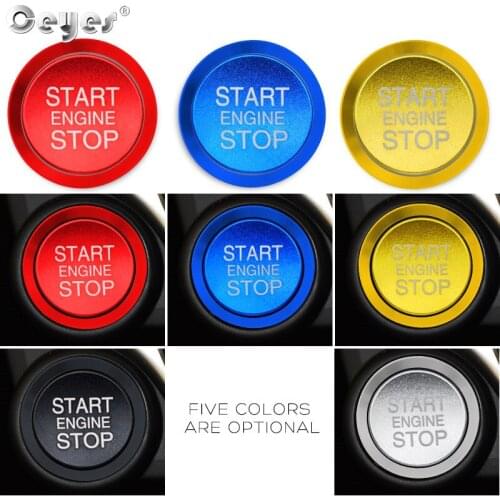 Car Styling Start Stop Engine Button Cover Stickers For Alfa Romeo Mito 159 147 156 Giulietta Stelvio 166 Ring Cap Accessories