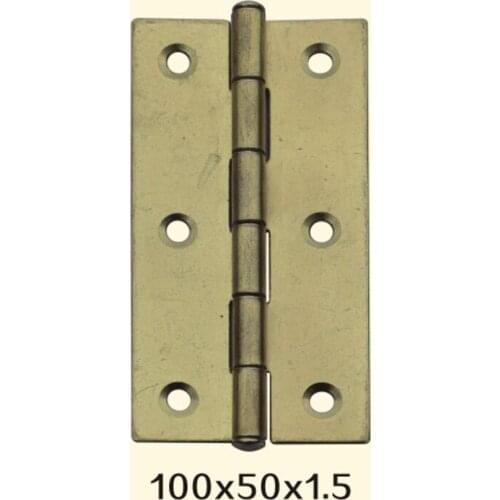 Freeshipping 100*50*1.5mm Iron Metal Hinge Sewing Machine Folding Table Furniture Flip Tray Hinges Big Door Hinges