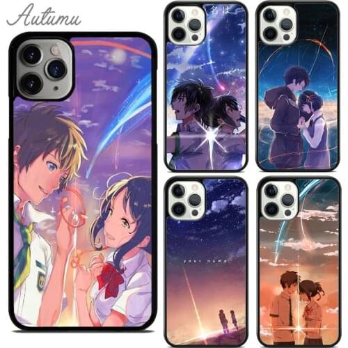 Your Name Film Anime Phone Case for iPhone 11 12 Pro Max mini X XR XS SE 2020 5 6S 7 8 Plus Samsung Galaxy S8 S9 S10 Cover shell