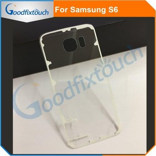 For Samsung Galaxy S6 / S6 Plus / S6 Edge 3D Transparent Glass Back Housing Battery Cover Rear Door Case G920 G920F G925 G925F
