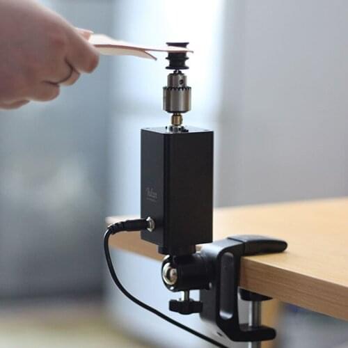D3000 Electric Polishing Machine Handmade Leather DIY Vegetable Tanned Leather Polishing Rod Round Edge Trimming