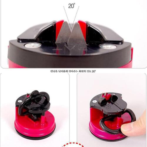 Household kitchen knife sharpener with suction cup sharpener tool sharpener whetstone suction cup positioning knife sharpener