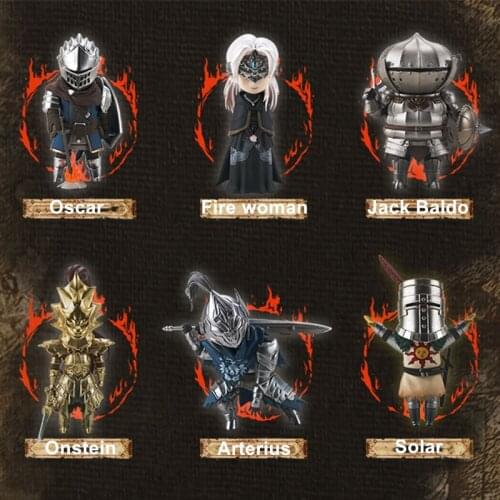 Anime Dark Souls Series Knight of Astora Oscar Original Blind Box Guess Bag Action Figure Cartoon Model Toys Doll Desktop