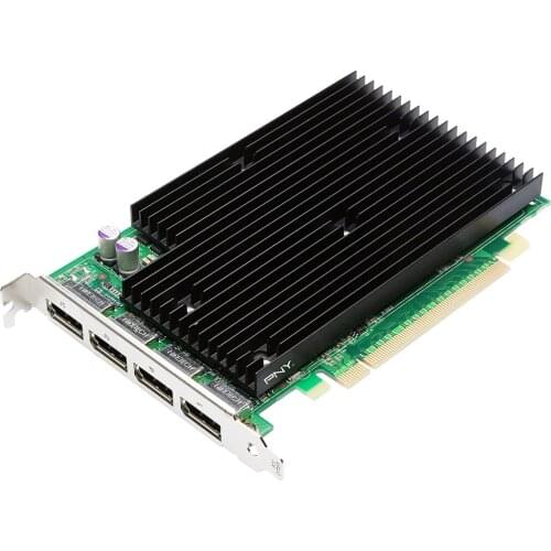 Used,Quadro NVS 450 512MB GDDR3 PCI Express Gen 2 x16 Quad DisplayPort Profesional Business Graphics Board
