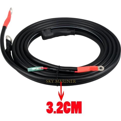 6H0-82105-12 Outboard Battery Cable for yamaha outboare motor Outboard Engine Cable length: 3.2m 6H0-82105 boat motor