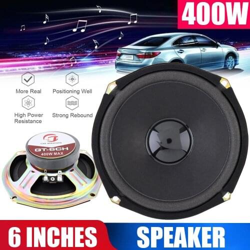 6 Inches 400W Car Auto Speakers 2020 Stereo Coaxial Speaker New Vehicle Door Loudspeaker Music