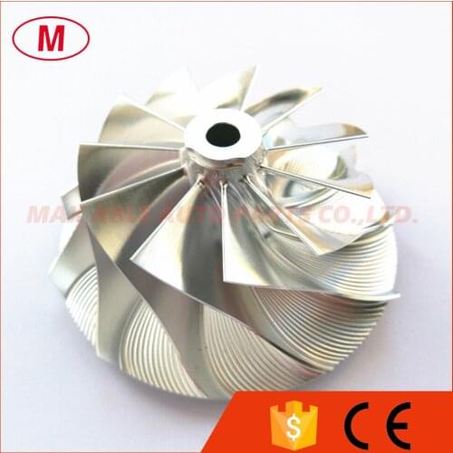 GTX3576 56.84/76.02mm11+0 blades 434292-0007 Turbo Billet compressor wheel/Aluminum 2618/Milling wheel for Hino 479016/702173