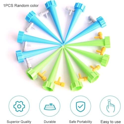 Garden Cone Spike Watering Plant Flower Waterers Bottle Irrigation System Practical Plastic Garden Cone Watering Spike