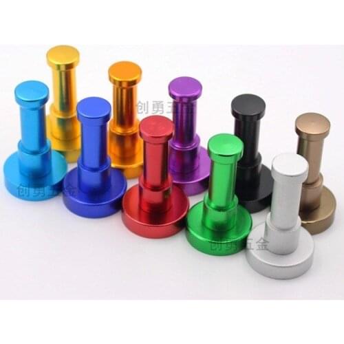 Space aluminum color clothes hook clothes hook creative single hook door hook colorful round hook