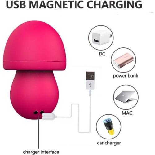 Mushroom Shaped Tongue Licking Vibrator Oral Sex Clitoris Stimulation Nipple Licking Vibrator Blowjob Sex Toys For Women TD0293