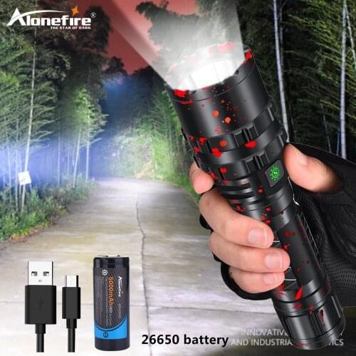 Alonefire G200 80000LM Powerful XHP50.2 tactical LED Flashlight Xlamp Waterproof Torch Light Ultra Bright Lantern Camping