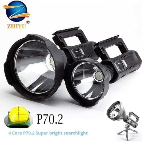 Portable Powerful LED Lantern Flashlight USB Rechargeable XHP70.2 Torch Searchlight Waterproof Spotlight Fishing Light Lantern