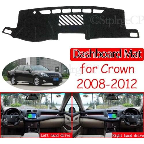 For Toyota Crown Royal S200 2008~2012 Anti-Slip Mat Dashboard Cover Pad Sunshade Dashmat Carpet Car Accessories 2009 2010 2011