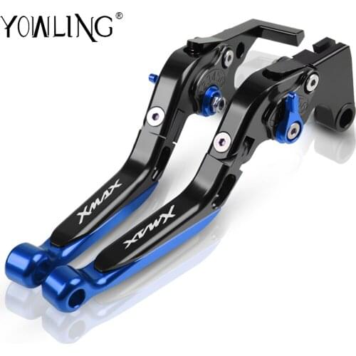 Motorcycle Brake Clutch Levers CNC Aluminum Adjustable Folding For Yamaha X MAX 125 200 250 400 2017 2018 XMAX X-MAX