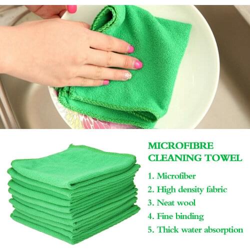 50 Pcs Microfiber Cleaning Cloth Towel No-scratch Rag Car Polishing Detailing Car Cleaning Product Car Wash Accessories