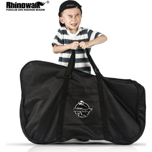 Rhinowalk Storage Bag Balance Bicycle Bag 12 Inch Large Capacity Portable Transport Pack Kids Bike Travel Portable Packages