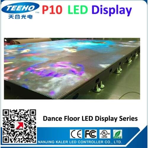 HOT SALE dancing custom made P10 led dance floor LED display screen led videowall large video screens led advertising boards