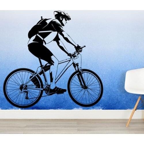 Bicycle wall stickers road mountain extreme off-road road racing competition sports bike club home garage decoration vinyl decal