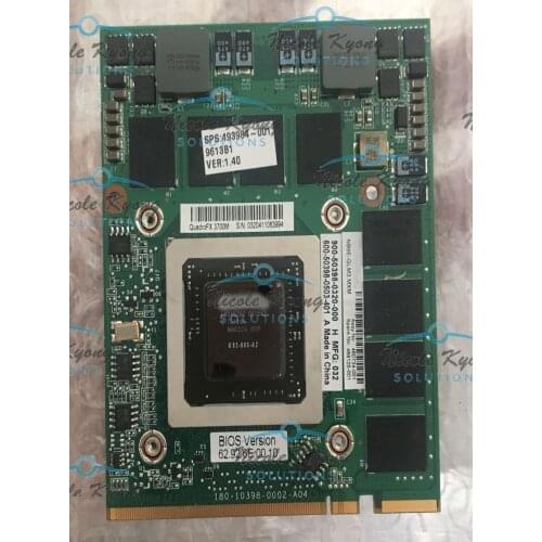 493948-001 488125-001 460734-001 Quadro FX3700M FX 3700M G92M 1GB VGA Video Card for HP Compaq 8710w 8710p 8730w 8730p