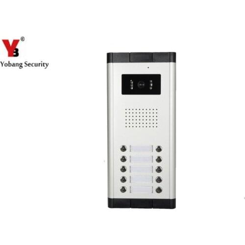 SmartYIBA Metal Case Waterproof Outdoor Doorbell Intercom Night Vision Camera For Apartment Video Intercom Door Phone System