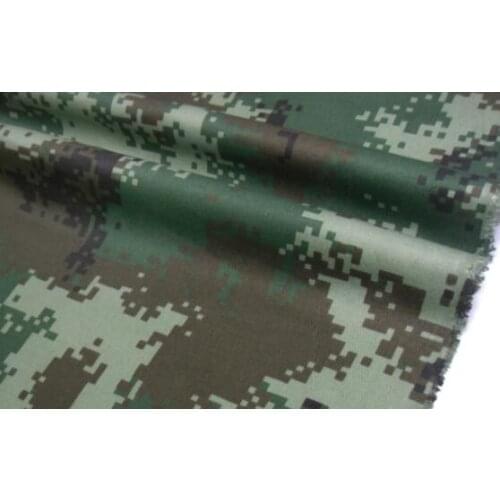 1.48M Width Armed Police Camouflage Fabric Polyester Cotton Green Digital Camo Cloth for Army Uniform Military Training clothes