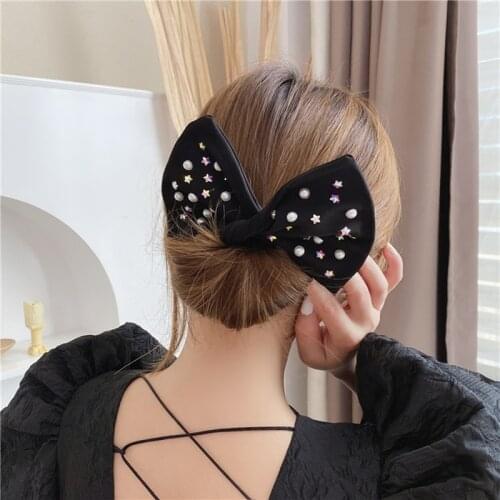 Women Knotted Deft Bun Print Hair Bands Rope Headband Summer Hairpin Braider Makers Fashion Fabric Hair Bands Hair Braiding Tool