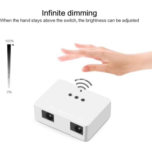 1PCS Super Convenient and Pratical DC 12V/24V 5A LED Dimmable Sensor Switch On/ Off Hand Sweep Dimmer Switch Household item