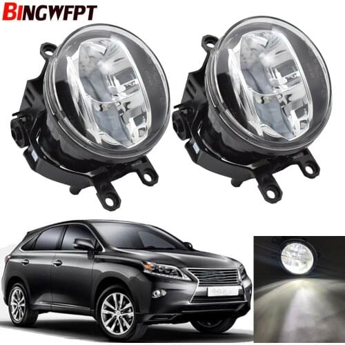 2x Car LED Light Auto Fog Light DRL Daytime Running Light For Lexus RX 450H RX450H AWD Closed Off-Road Vehicle 2008
