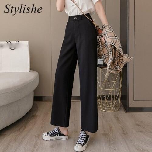 Aelegantmis Women's Cropped Trousers