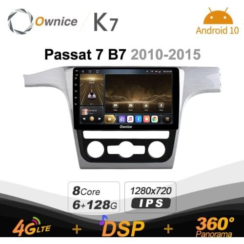 Ownice 6G+128G Android 10.0 Car Radio For Volkswagen passat B7 2010-2015 DVD Player 4G LTE GPS Navi 360 Panorama BT 5.0 Carplay