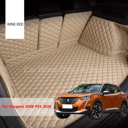 Car Wind Brand Car Trunk Mats For Peugeot 2008 P24 2020 Cargo Liner Accessories